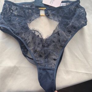 Agent Provocateur Navy Lace Panties